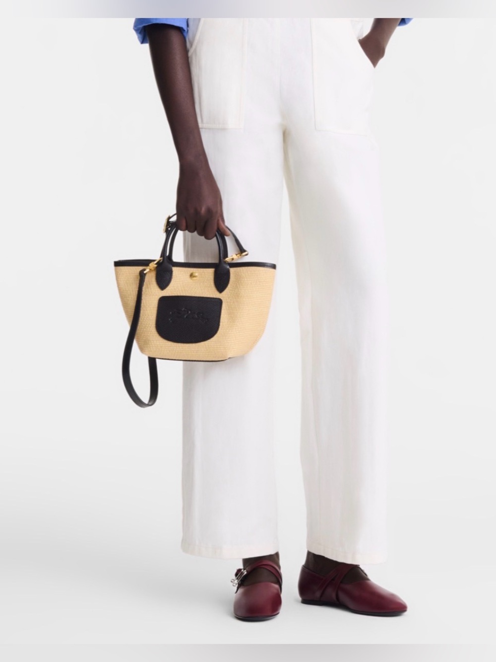 Longchamp extra small Le Pliage Panier Top Handle Bag - Picture 2 of 3